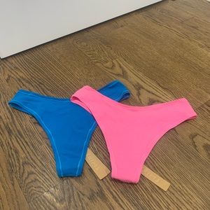 Skims Cotton Jersey Dipped Thong
